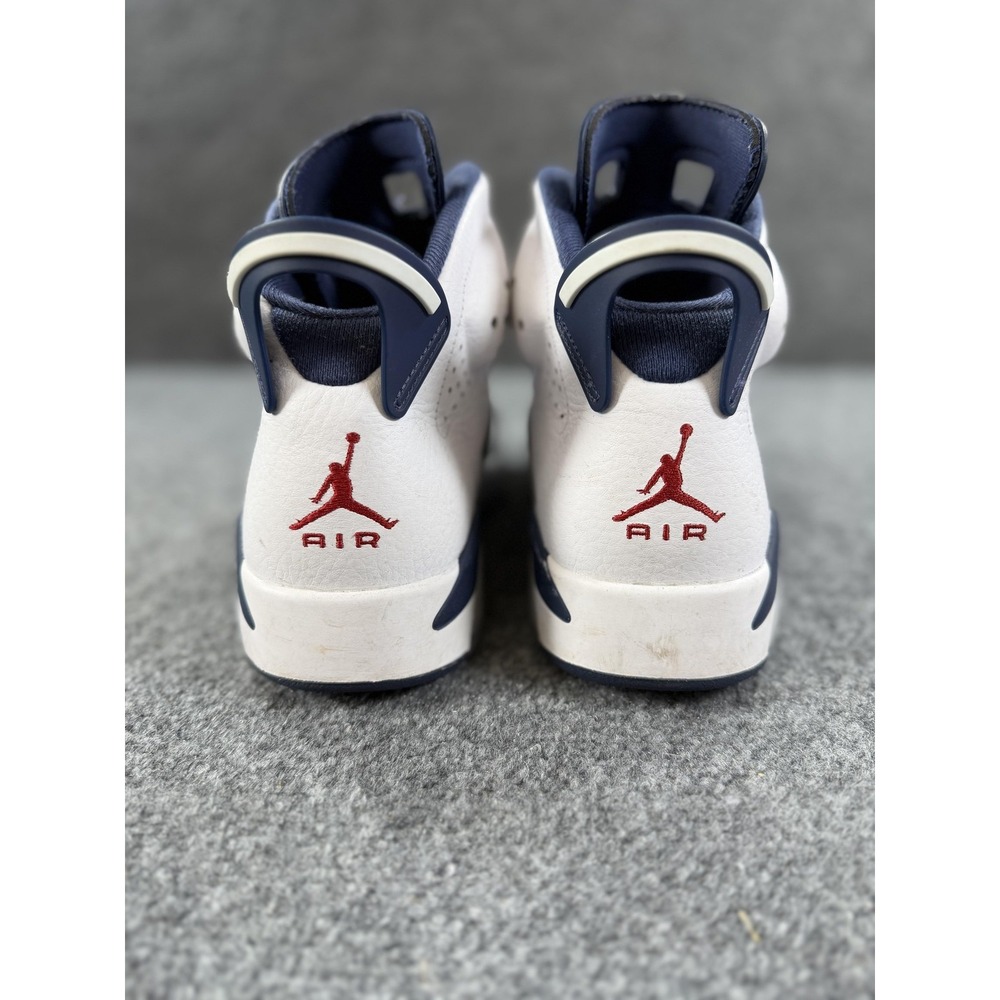 Nike Air Jordan 6 Retro Midnight Navy Shoes Mens 9.5 Sneakers CT8529-164 - Picture 5 of 14